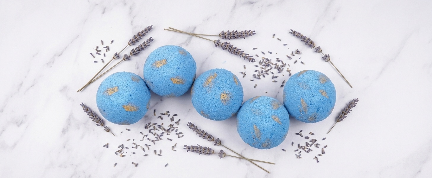 Bath bomb Blue Lagoon (Mid-level)