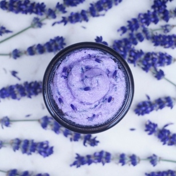 Beginner Lavender body scrub