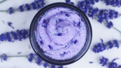 Body scrub débutant lavande