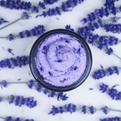 Beginner Lavender body scrub