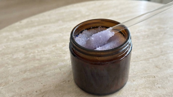 My first Lavender Body Scrub
